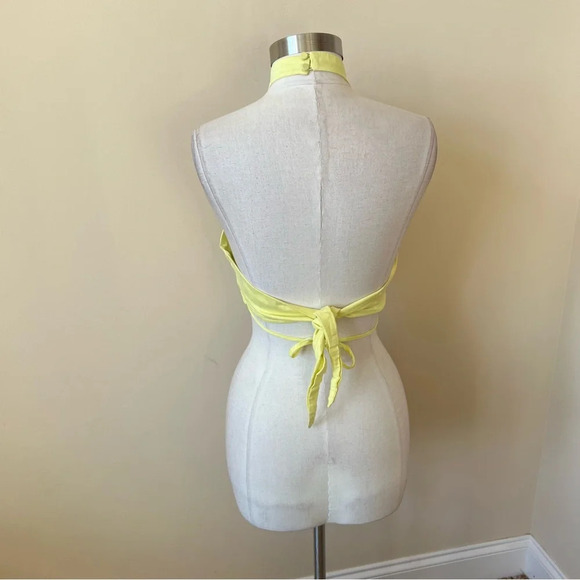 New! For Love and Lemons Rana Cross Front Crop Top NWOT 17451 - Picture 10 of 14